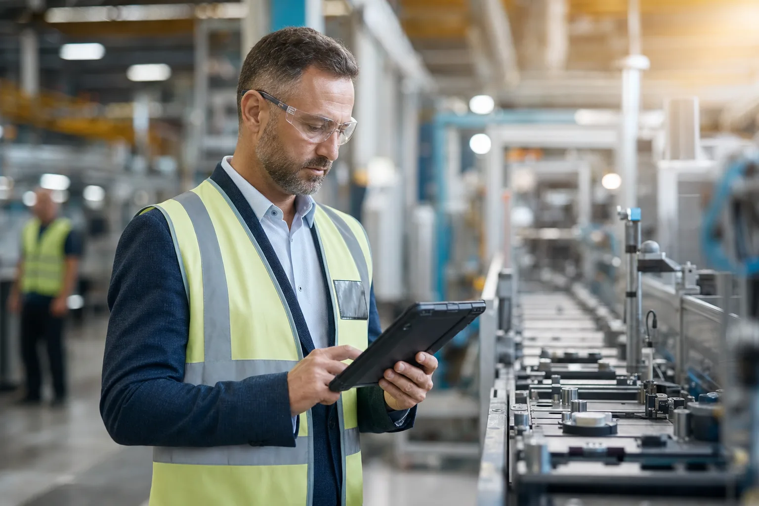 Supervisor on an automated production line